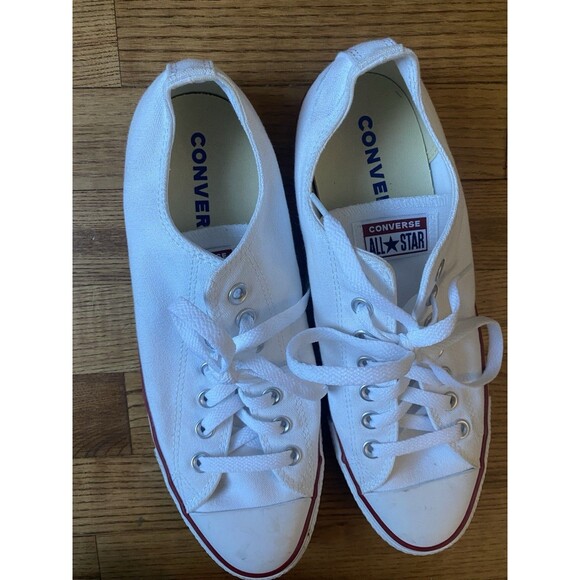 Converse Chuck Taylor All Star Low Optic White Women's 11 Men's 9 EUC Gorpcore - Picture 3 of 8